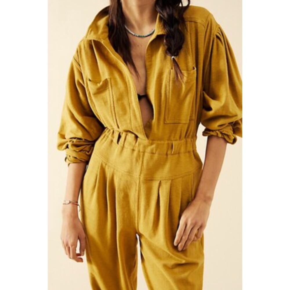 Free People's Faye One Piece in Gold: XS - Picture 2 of 6